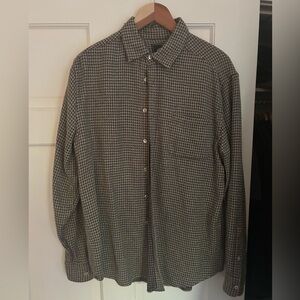 Pied Poule Shirt - Charcoal L